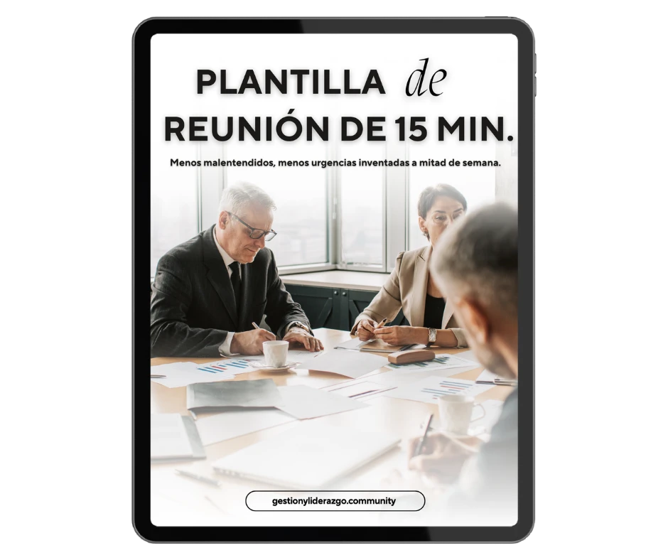 Plantilla de Reunión de 15 minutos